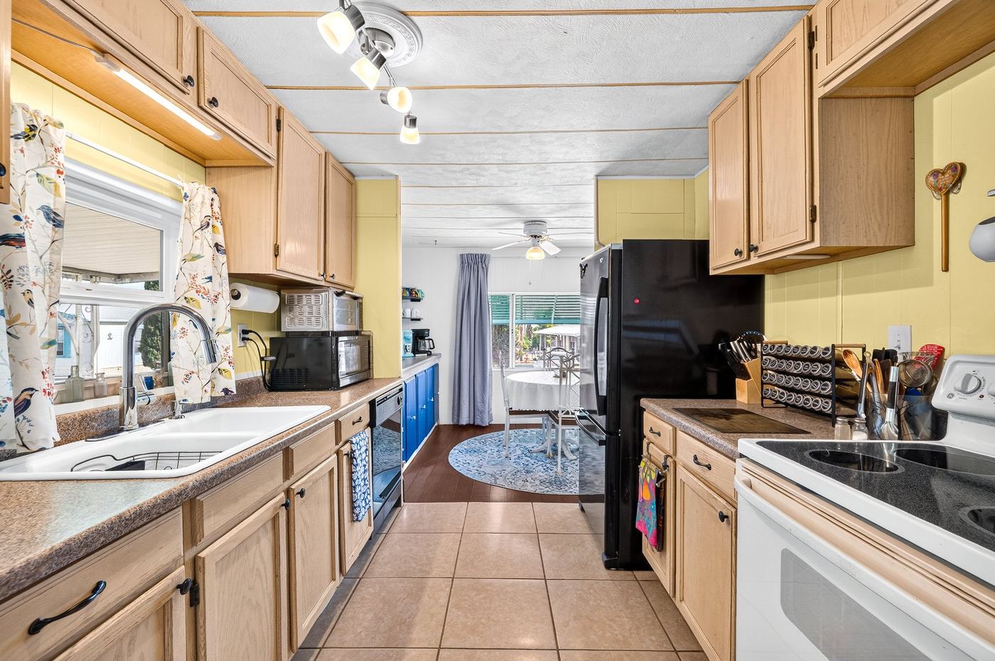 Kitchen in furnished Tucson Estates home for sale